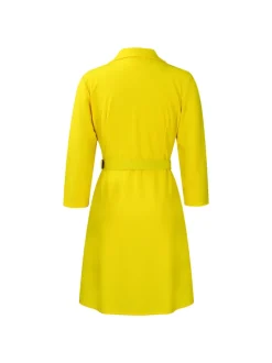 Belted Blazer Pleated Midi Dress