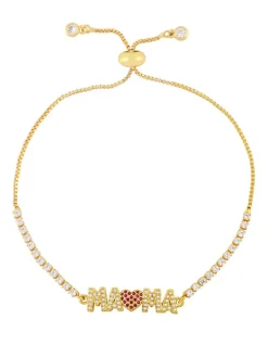 Colorful Rhinestone Bear Bracelets