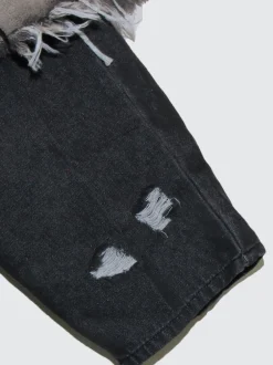 Distressed Denim Harem Pants