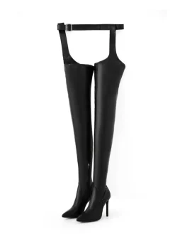 Elegant Thigh High Stiletto Boots