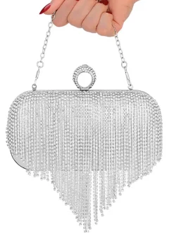 Glitter Rhinestone Tassels Crossbody Bags