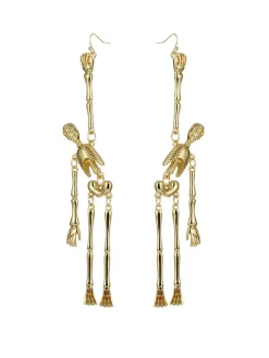 Halloween European Retro Skeleton Earrings