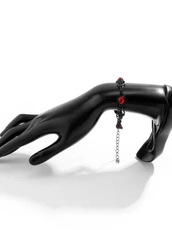 Halloween Gothic Devil Gemstone Necklace