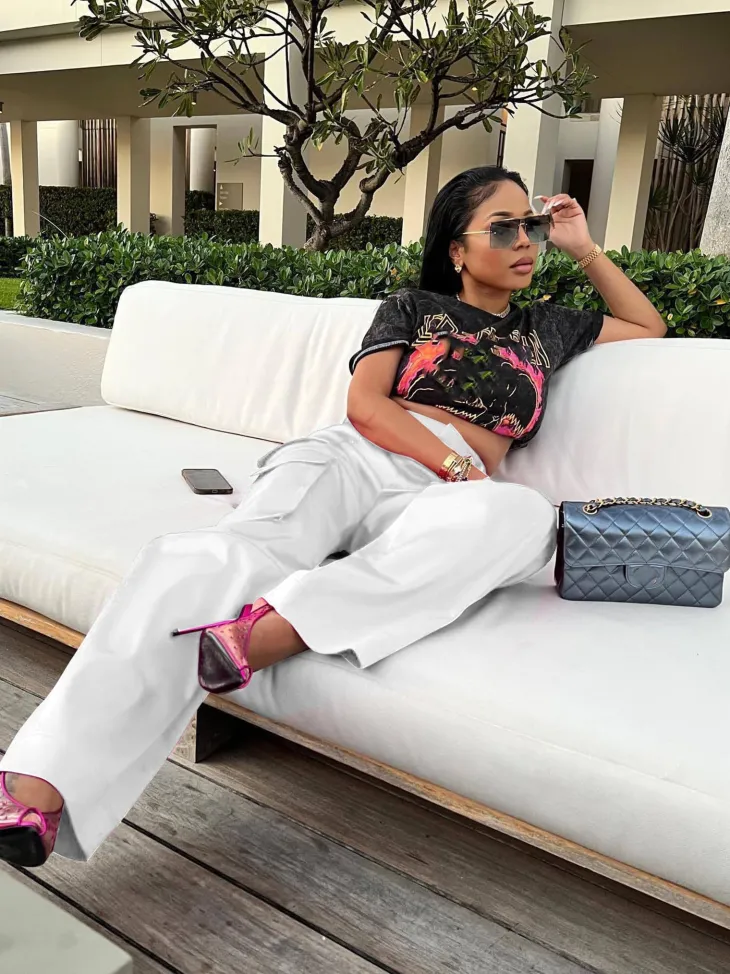 High Wasited Wide Leg Pants with Pockets
