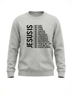 Letter Print Long Sleeve Casual Sweatshirt