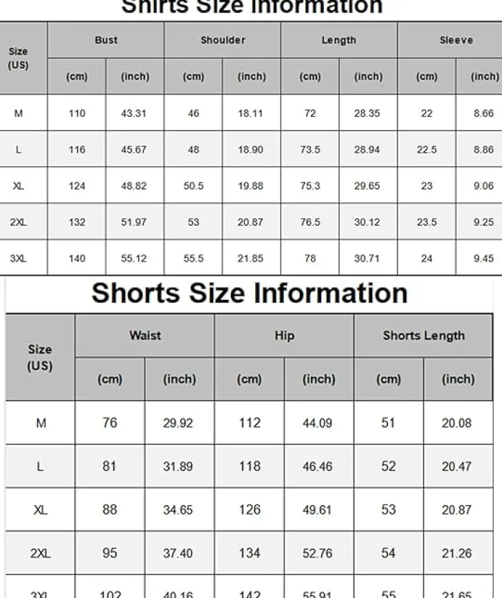 Mens Two Pieces Waffle Top Shorts Set