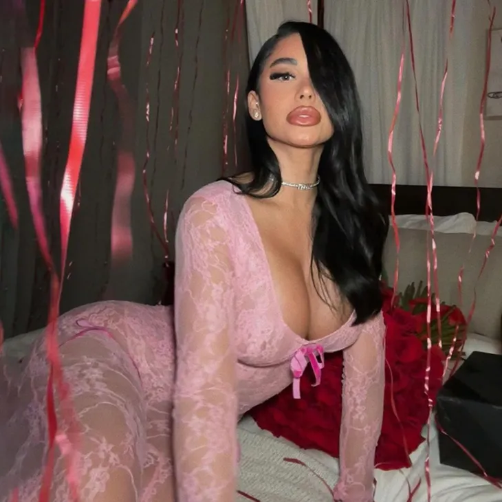 Mesh Long Sleeve Bodycon Jumpsuit