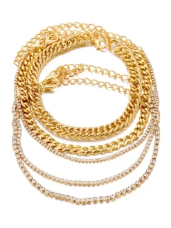 Multilayer Chian Bracelets Anklet
