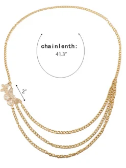 Multilayer Metal Waist Chain