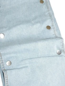 Multi-Pocket Straight Leg Jeans