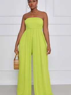 Off Shoulder Flare Bottom Jumpsuit