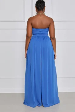 Off Shoulder Flare Bottom Jumpsuit
