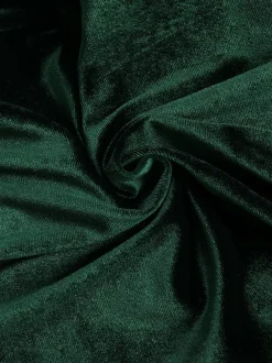 Off Shoulder Velvet Split Maxi Dress