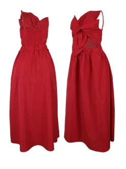 One-Shoulder Ruched Petal Cutout Dress
