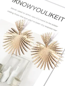 Retro Glitter Sector Earrings