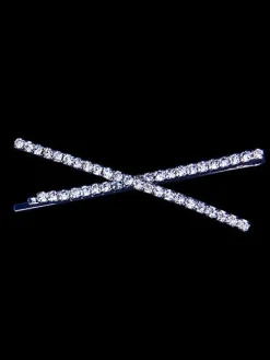 Rhinestone Crystal Letter Hair Pins