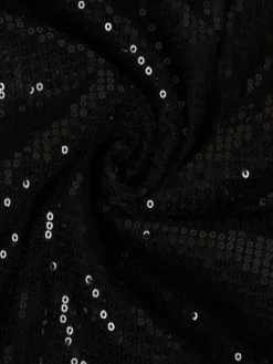 Sequin Letter Print Mini Dress