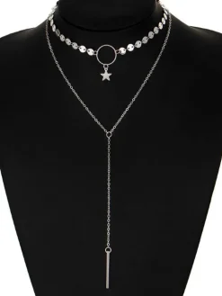 Star Decoration Tassels Necklaces