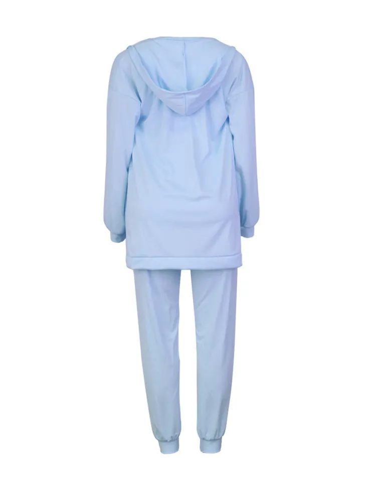 Three Piece Crop Top Jacket Jogger Set