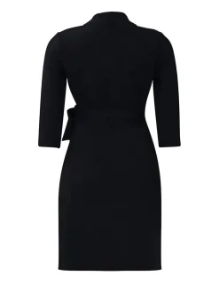 Tie Waist Pleated Midi Dress