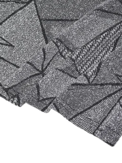 Two Piece Geometric Print Pant Suit