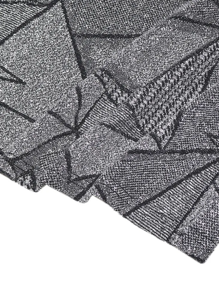 Two Piece Geometric Print Pant Suit
