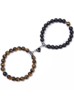 Two Piece Magnetic Attraction Couple Bracelets