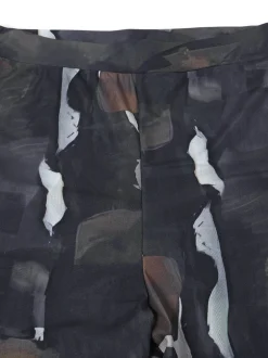 Two Piece Mesh Print Shirt Pants Set