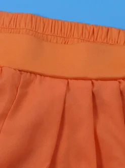 Two-Piece Halter Neck Top Wide Leg Pants Set