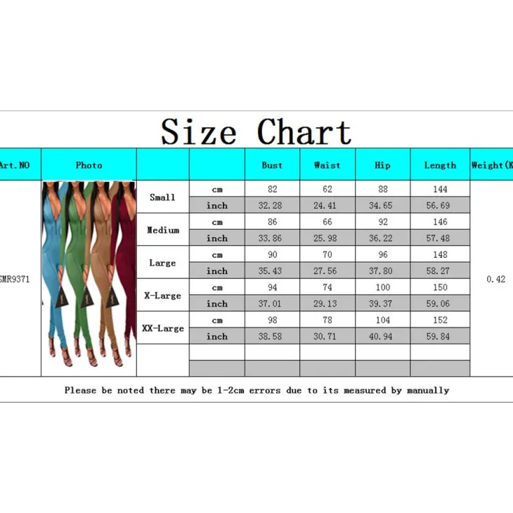 V Neck Long Sleeve Bodycon Jumpsuit
