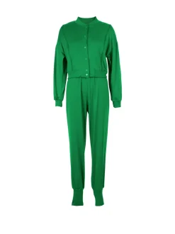 Zipper Hollow Out Jogging Sets